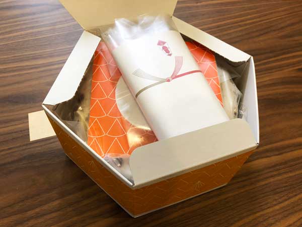 熨斗（森山ナポリのセット六角形ギフトボックス）