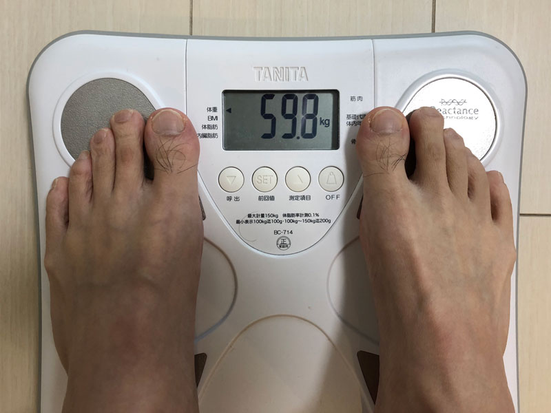 シボヘールとランニングで体重が減る