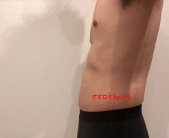 ダイエット中のぽっこりお腹70日後