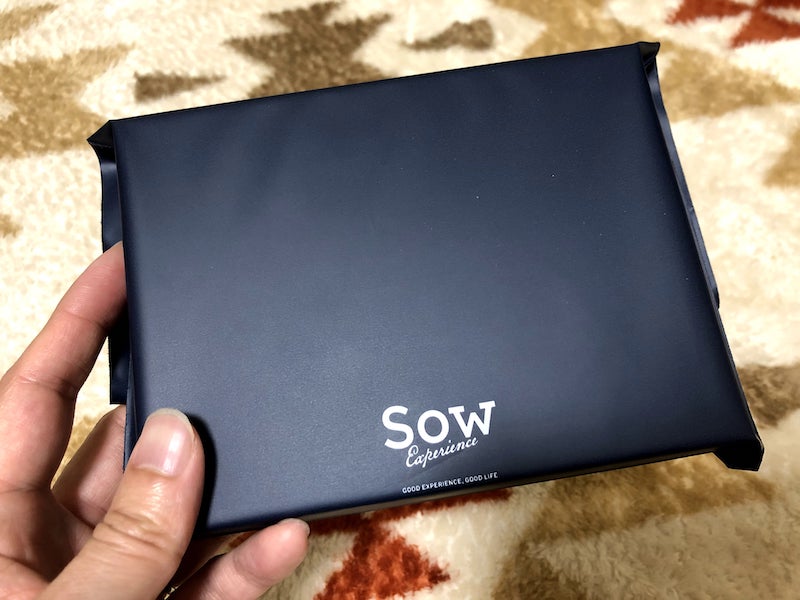 Sow Experience（ソウ・エクスペリエンス）の体験ギフト「Relax Gift（BLUE）」