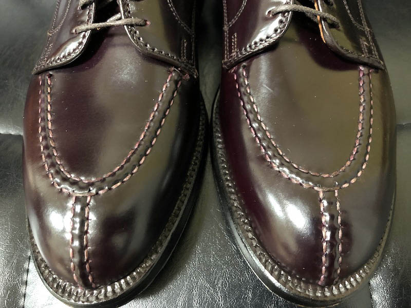 Alden 2210 のNorwegian Split Toe　モカ縫い