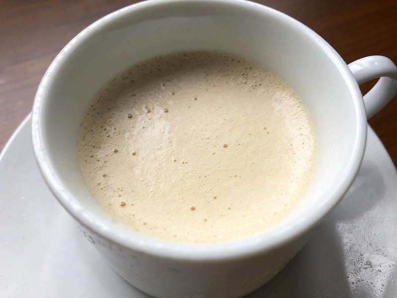 バターコーヒーの泡立ち